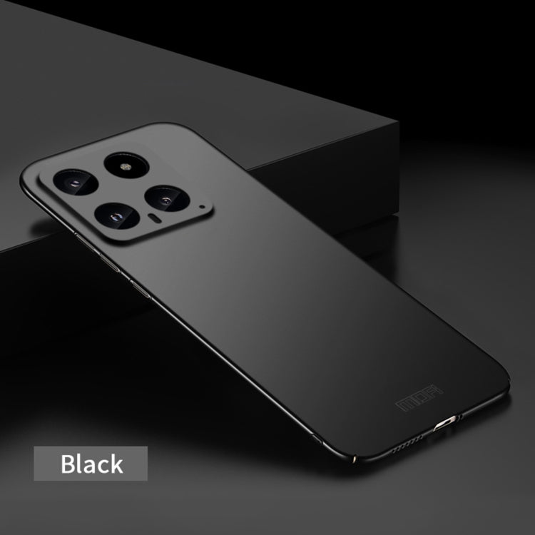 For?Xiaomi 14 MOFI Micro-Frosted PC Ultra-thin Hard Phone Case(Black) - 14 Cases by MOFI | Online Shopping South Africa | PMC Jewellery