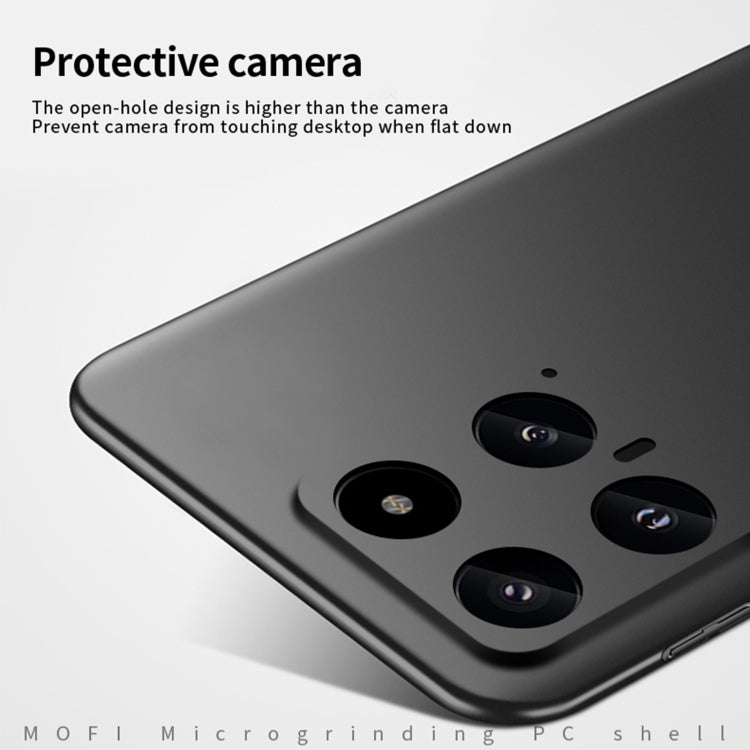 For Xiaomi 14 MOFI Micro-Frosted PC Ultra-thin Hard Phone Case(Black) - free shipping - PMC TechLife - Order now!