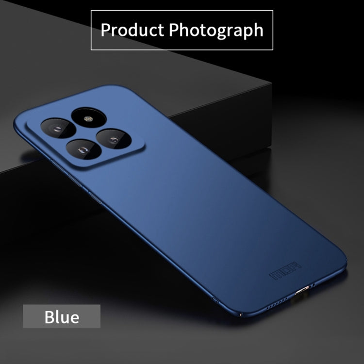 For?Xiaomi 14 Pro MOFI Micro-Frosted PC Ultra-thin Hard Phone Case(Blue) - 14 Pro Cases by MOFI | Online Shopping South Africa | PMC Jewellery