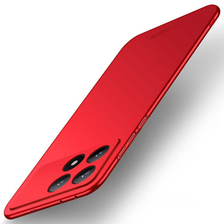 For Xiaomi Redmi K70 / K70 Pro MOFI Micro-Frosted PC Ultra-thin Hard Phone Case(Red) - K70 Pro Cases by MOFI | Online Shopping South Africa | PMC Jewellery | Buy Now Pay Later Mobicred