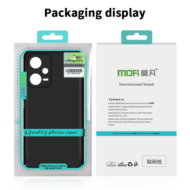 For Xiaomi Redmi Note 13 4G MOFI Micro-Frosted PC Ultra-thin Hard Phone Case(Blue) - Xiaomi Cases by MOFI | Online Shopping South Africa | PMC TechLife | Buy Now Pay Later Mobicred