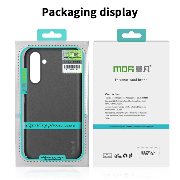 For Samsung Galaxy A34 5G MOFI Fandun Series Frosted PC Ultra-thin All-inclusive Phone Case(Black) - Galaxy Phone Cases by MOFI | Online Shopping South Africa | PMC Jewellery