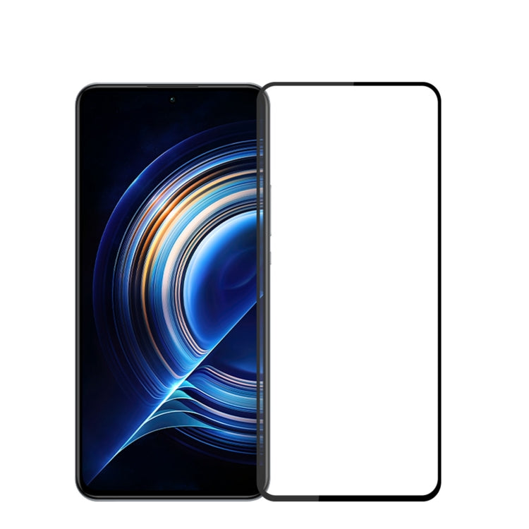 For Xiaomi Poco F5 MOFI 9H 2.5D Full Screen Tempered Glass Film(Black) -  by MOFI | Online Shopping South Africa | PMC Jewellery