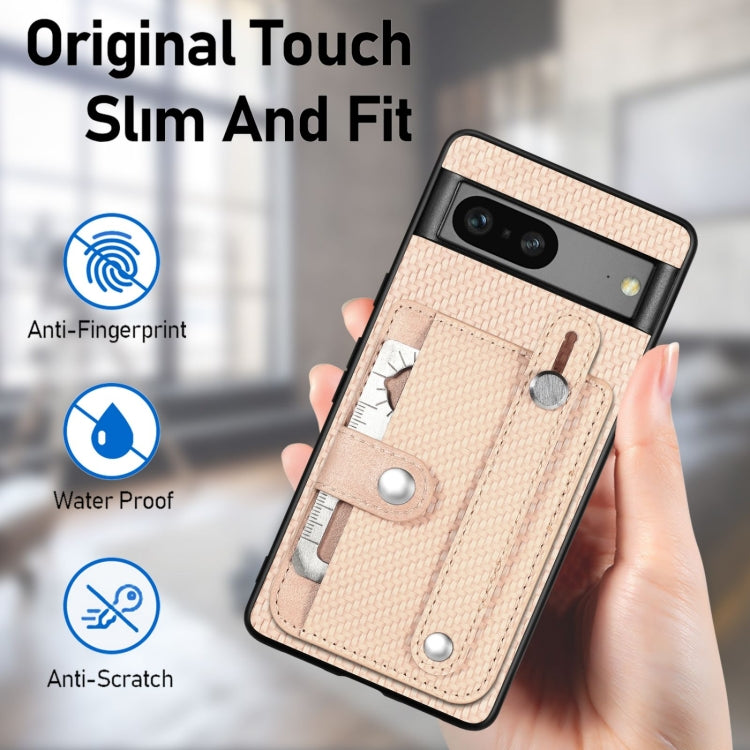 For Google Pixel 9 Pro Wristband Kickstand Card Wallet Back Cover Phone Case with Tool Knife(Black) - Google Cases by PMC TechLife | Online Shopping South Africa | PMC TechLife | Buy Now Pay Later Mobicred