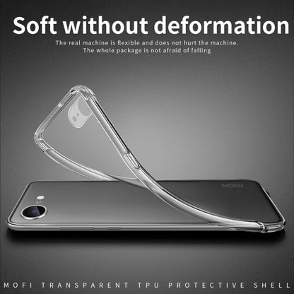 For iPhone SE 2024 MOFI Ming Series Ultra-thin TPU Phone Case(Transparent) - More iPhone Cases by MOFI | Online Shopping South Africa | PMC Jewellery | Buy Now Pay Later Mobicred