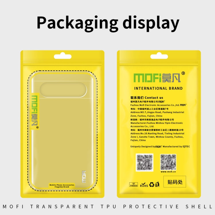 For Google Pixel 8 MOFI Ming Series Ultra-thin TPU Phone Case(Transparent) - Google Cases by MOFI | Online Shopping South Africa | PMC TechLife