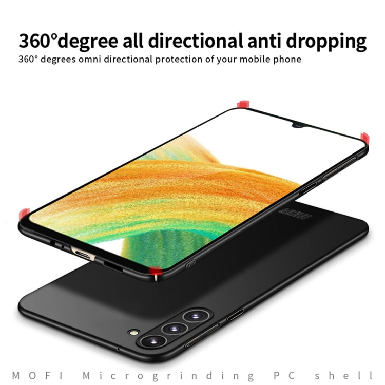 For Samsung Galaxy A24 4G MOFI Frosted PC Ultra-thin Hard Phone Case(Blue) - Galaxy Phone Cases by MOFI | Online Shopping South Africa | PMC TechLife | Buy Now Pay Later Mobicred
