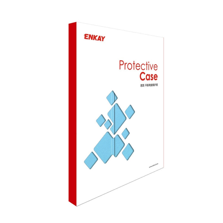 For Amazon Fire Max 11 ENKAY Tri-fold Custer Texture Leather Smart Tablet Case(Dark Blue) - Amazon by ENKAY | Online Shopping South Africa | PMC TechLife | Buy Now Pay Later Mobicred