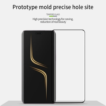 For Honor Magic6 Ultimate / Magic6 RS PINWUYO 9H 3D Hot Bending Tempered Glass Film(Black) - Honor Tempered Glass by PINWUYO | Online Shopping South Africa | PMC Jewellery | Buy Now Pay Later Mobicred