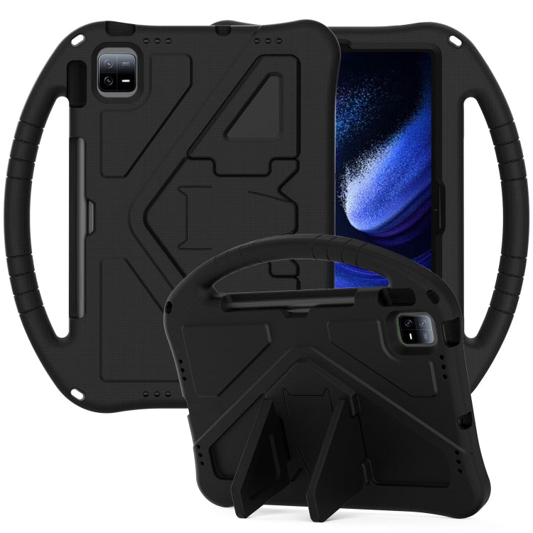 For Xiaomi Pad 6 Pro 2023 EVA Flat Anti Falling Protective Case Shell with Holder(Black) - More Tablet Cases by PMC TechLife | Online Shopping South Africa | PMC TechLife | Buy Now Pay Later Mobicred
