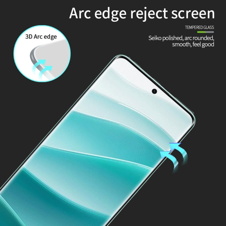 For Xiaomi Redmi Note 14 Pro /14 Pro+ MOFI 9H 3D Hot Bending Tempered Glass Film(Black) - Note 14 Pro+ Tempered Glass by MOFI | Online Shopping South Africa | PMC Jewellery | Buy Now Pay Later Mobicred