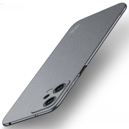 For Xiaomi Redmi Note 12 Global MOFI Fandun Series Frosted PC Ultra-thin All-inclusive Phone Case(Gray) - Note 12 Pro Cases by MOFI | Online Shopping South Africa | PMC Jewellery