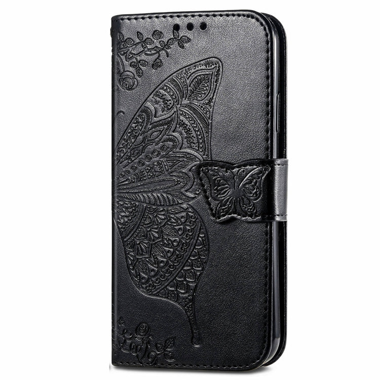 For Tecno Spark 20 Pro+ Butterfly Love Flower Embossed Leather Phone Case(Black) - Tecno Cases by PMC Jewellery | Online Shopping South Africa | PMC Jewellery | Buy Now Pay Later Mobicred