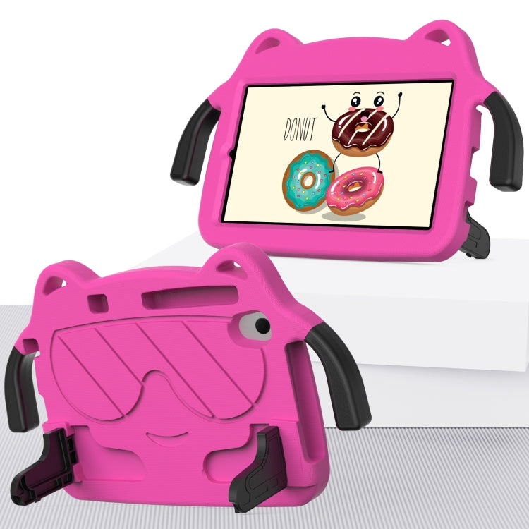 For Lenovo Tab M8 8506X 3rd Gen Ice Baby EVA Shockproof Hard PC Tablet Case(Rose Red+Black) - Lenovo by PMC TechLife | Online Shopping South Africa | PMC TechLife | Buy Now Pay Later Mobicred