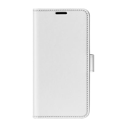 For iPhone 16 R64 Texture Horizontal Flip Leather Phone Case(White) - iPhone 16 Cases by PMC Jewellery | Online Shopping South Africa | PMC Jewellery | Buy Now Pay Later Mobicred