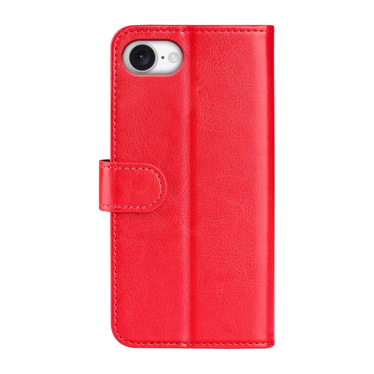 For iPhone 16e R64 Texture Horizontal Flip Leather Phone Case(Red) - free shipping - PMC TechLife - Order now!