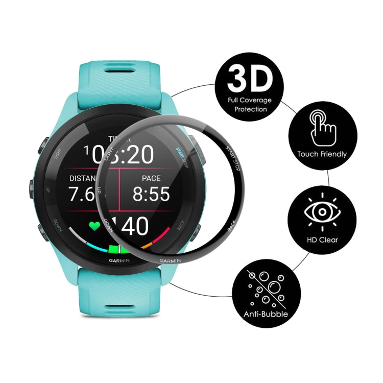 For Garmin Forerunner 265S 5pcs ENKAY 3D Full Coverage Soft PC Edge PMMA HD Screen Protector Film - free shipping - PMC TechLife - Order now!