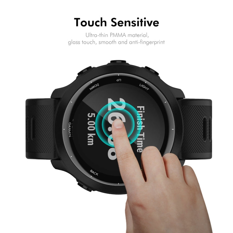 For Garmin Forerunner 158 5pcs ENKAY 3D Full Coverage Soft PC Edge PMMA HD Screen Protector Film - free shipping - PMC TechLife - Order now!