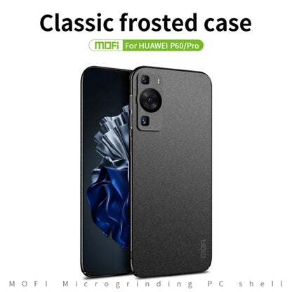 For Huawei P60 / P60 Pro MOFI Fandun Series Frosted PC Ultra-thin All-inclusive Phone Case(Black) - Huawei Cases by MOFI | Online Shopping South Africa | PMC Jewellery