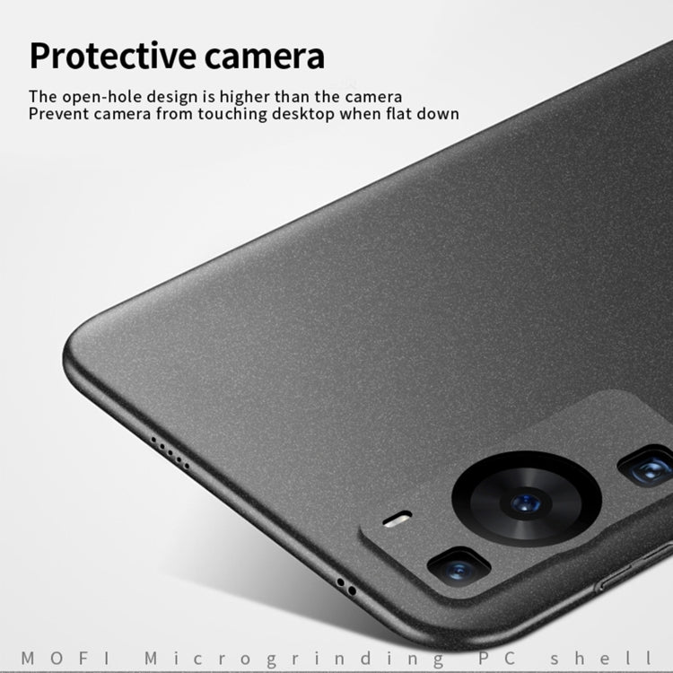 For Huawei P60 / P60 Pro MOFI Fandun Series Frosted PC Ultra-thin All-inclusive Phone Case(Gray) - Huawei Cases by MOFI | Online Shopping South Africa | PMC Jewellery