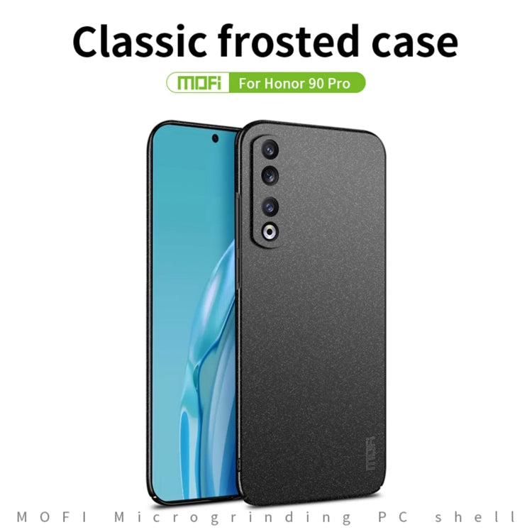 For Honor 90 Pro MOFI Fandun Series Frosted PC Ultra-thin All-inclusive Phone Case(Black) - Honor Cases by MOFI | Online Shopping South Africa | PMC Jewellery