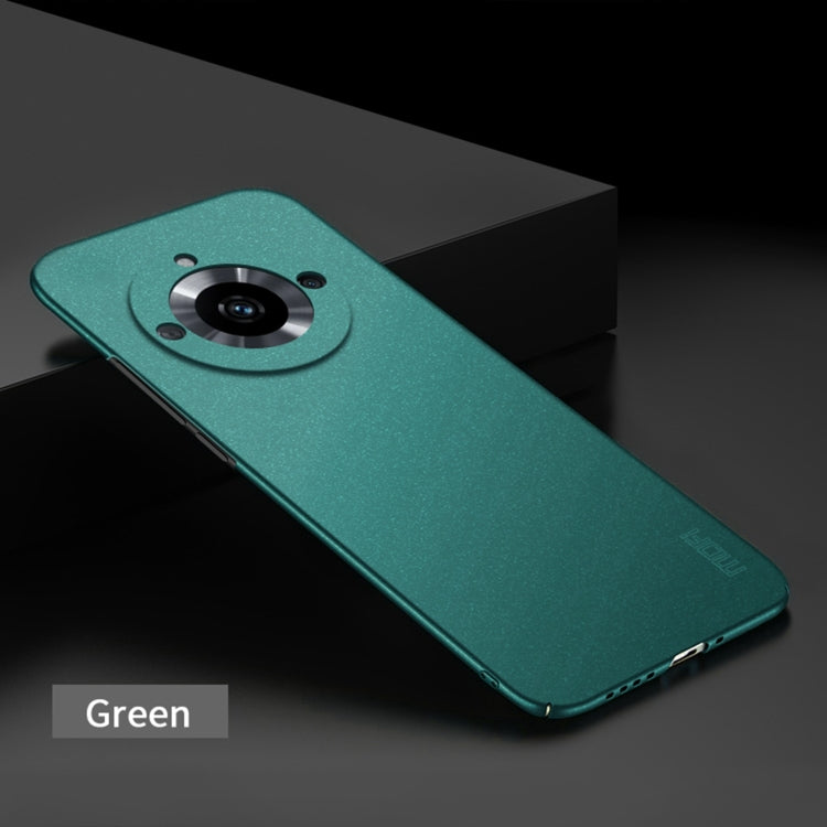For Realme 11 Pro+ MOFI Fandun Series Frosted PC Ultra-thin All-inclusive Phone Case(Green) - Realme Cases by MOFI | Online Shopping South Africa | PMC Jewellery