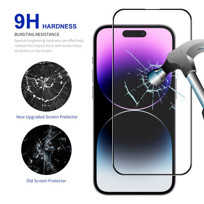 For iPhone 15 Pro Max ENKAY Full Glue High Aluminum-silicon Tempered Glass Film - iPhone 15 Pro Max Tempered Glass by ENKAY | Online Shopping South Africa | PMC Jewellery | Buy Now Pay Later Mobicred