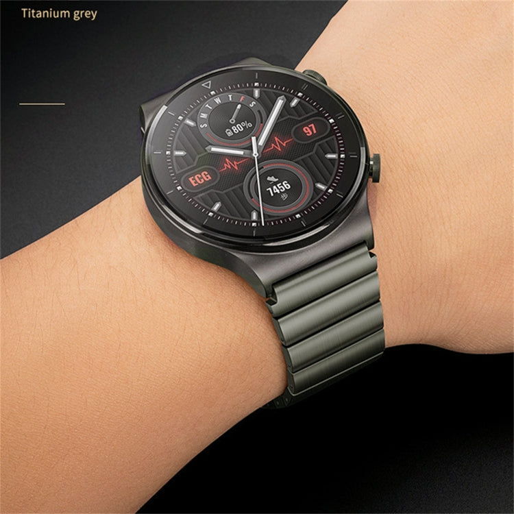 For Huawei Watch GT 2 Pro Titanium Alloy Quick Release Watch Band(Gray) - Watch Bands by PMC TechLife | Online Shopping South Africa | PMC TechLife