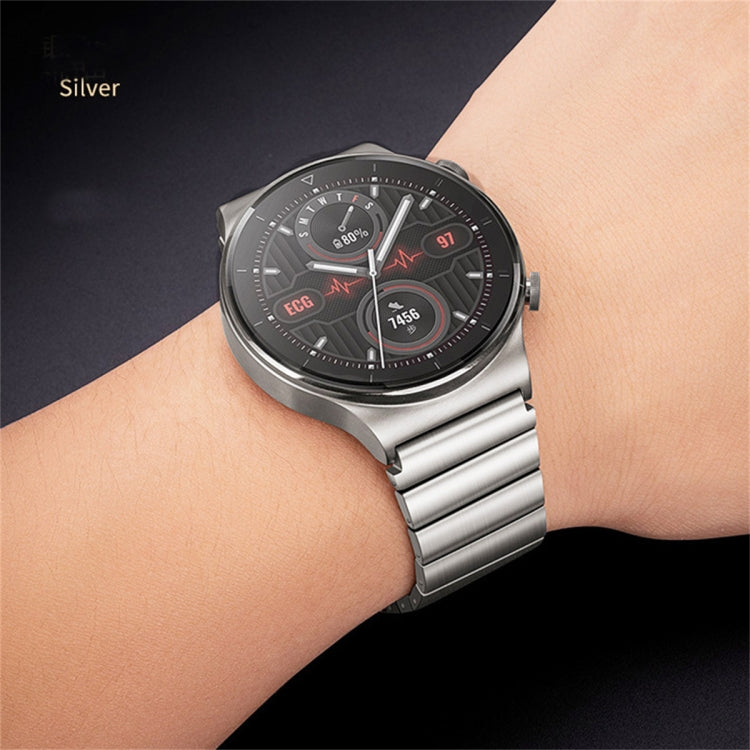 For Huawei Watch 3 Pro One Bead Titanium Alloy Watch Band(Silver) - free shipping - PMC TechLife - Order now!