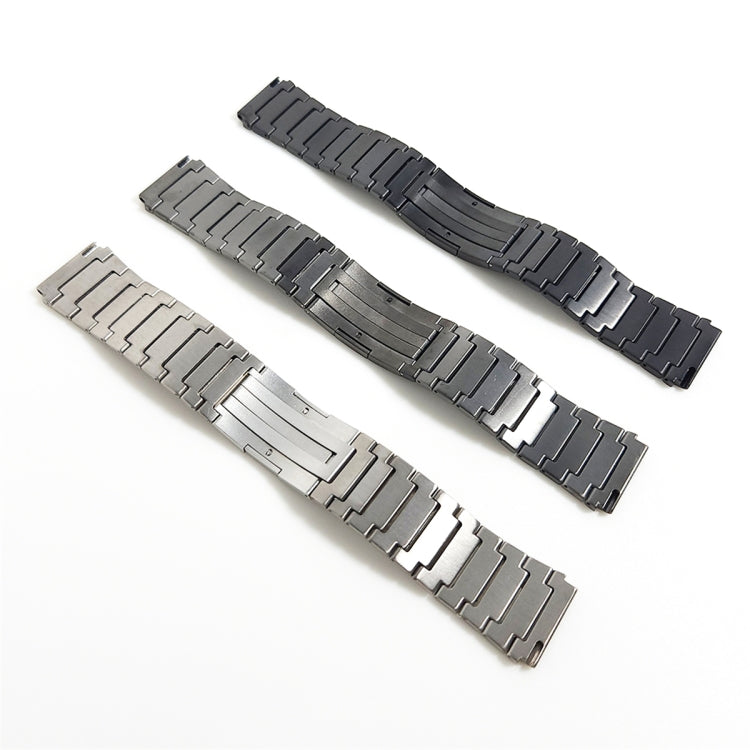 For Huawei Watch GT Runner One Bead Titanium Alloy Watch Band(Black) - Watch Bands by PMC Jewellery | Online Shopping South Africa | PMC Jewellery