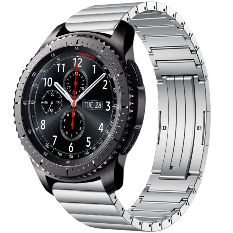 For Samsung Gear S3 Frontier One Bead Titanium Alloy Watch Band(Silver) - Watch Bands by PMC TechLife | Online Shopping South Africa | PMC TechLife