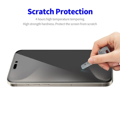 For iPhone 15 Pro Max ENKAY Hat-Prince 28 Degree Anti-peeping Tempered Glass Full Screen Film - iPhone 15 Pro Max Tempered Glass by ENKAY | Online Shopping South Africa | PMC Jewellery | Buy Now Pay Later Mobicred