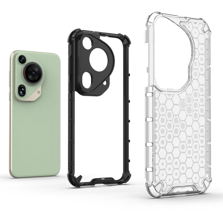 For Huawei Pura 70 Ultra Shockproof Honeycomb Phone Case(Red) - free shipping - PMC Jewellery - Order now!