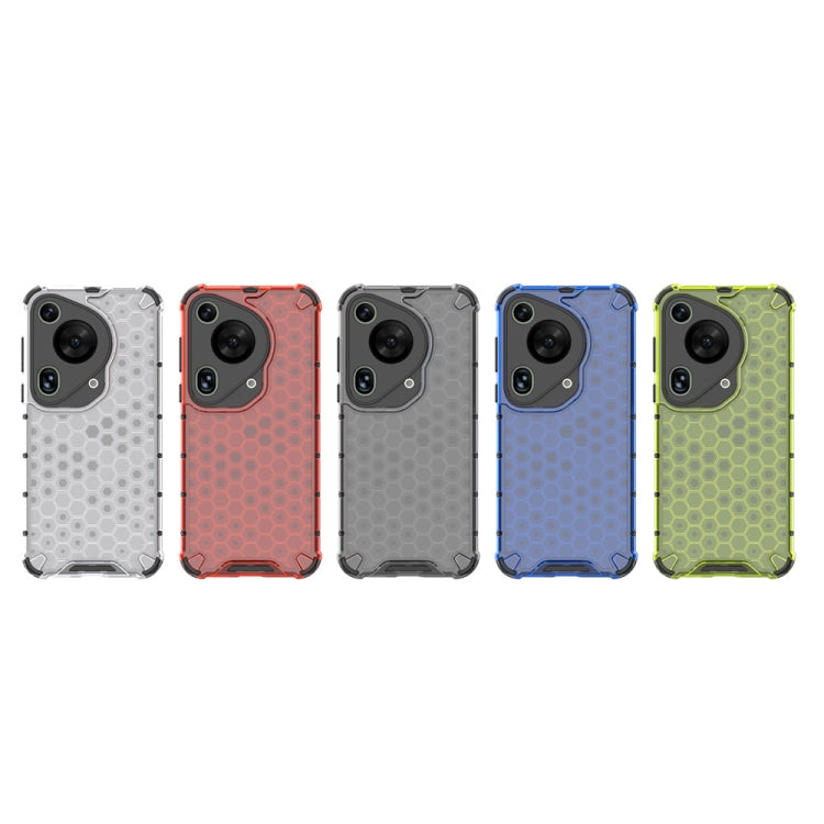 For Huawei Pura 70 Ultra Shockproof Honeycomb Phone Case(Red) - free shipping - PMC Jewellery - Order now!