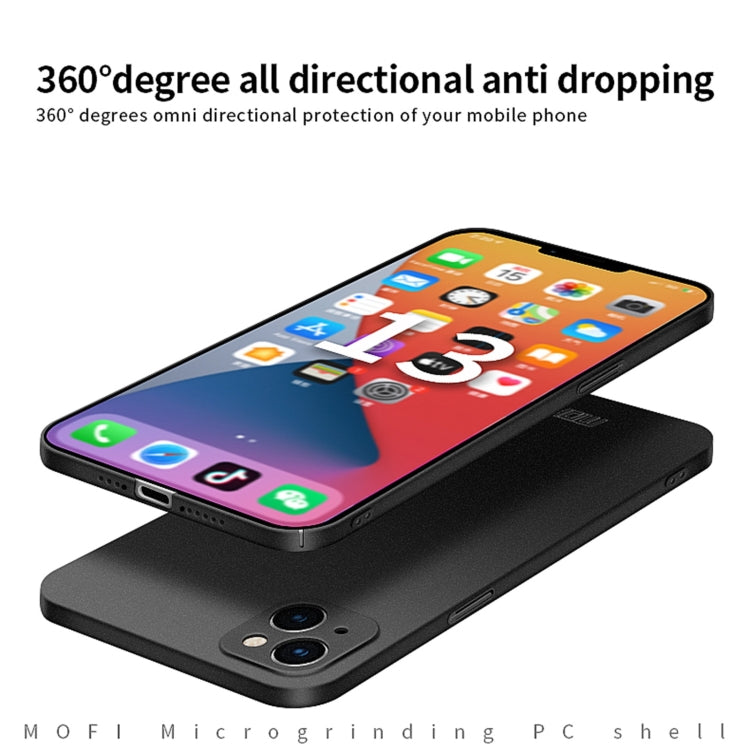 For iPhone 15 Plus  MOFI Fandun Series Frosted PC Ultra-thin All-inclusive Phone Case(Black) - More iPhone Cases by MOFI | Online Shopping South Africa | PMC TechLife