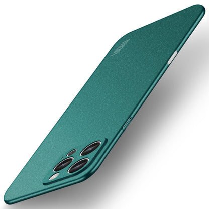 For iPhone 16 Pro MOFI Fandun Series Frosted PC Ultra-thin All-inclusive Phone Case(Green) - iPhone 16 Pro Cases by MOFI | Online Shopping South Africa | PMC Jewellery | Buy Now Pay Later Mobicred