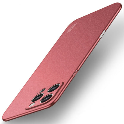 For iPhone 16 Pro MOFI Fandun Series Frosted PC Ultra-thin All-inclusive Phone Case(Red) - iPhone 16 Pro Cases by MOFI | Online Shopping South Africa | PMC Jewellery | Buy Now Pay Later Mobicred