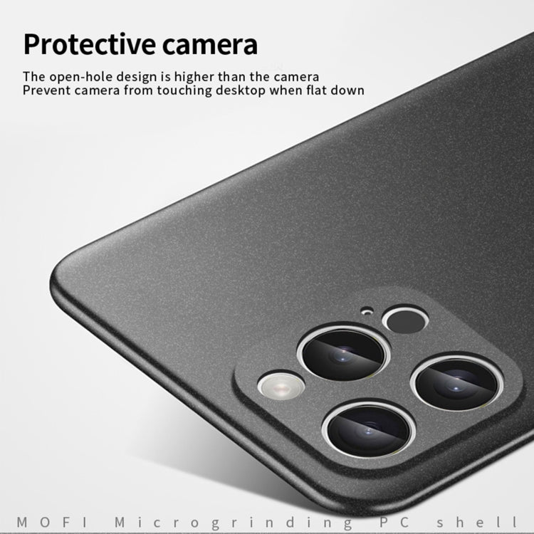 For iPhone 16 Pro MOFI Fandun Series Frosted PC Ultra-thin All-inclusive Phone Case(Red) - iPhone 16 Pro Cases by MOFI | Online Shopping South Africa | PMC Jewellery | Buy Now Pay Later Mobicred