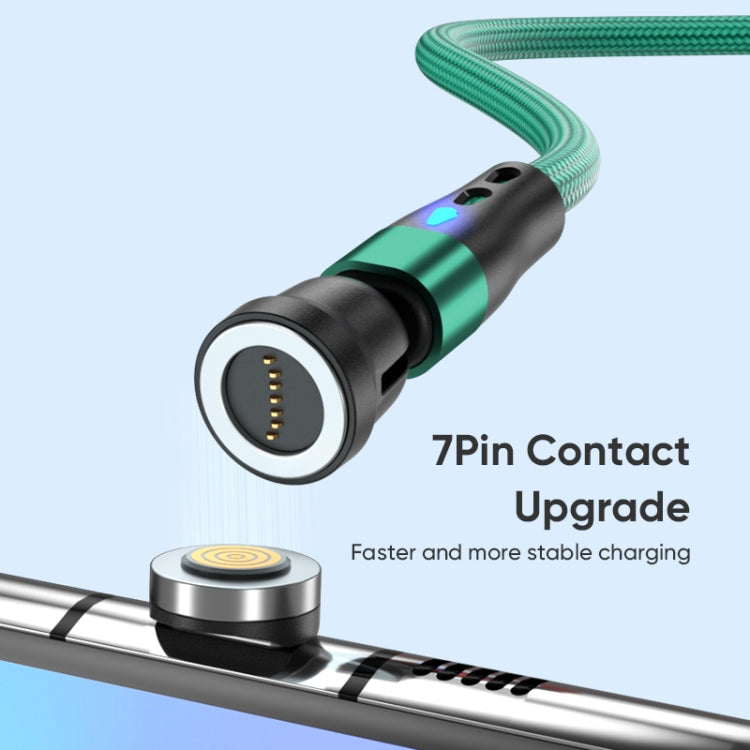 ENKAY PD60W Type-C to Type-C / 8 Pin Magnetic 540 Degrees Rotating Fast Charging Cable, Length:2m(Black) - Charging Cable & Head by ENKAY | Online Shopping South Africa | PMC Jewellery | Buy Now Pay Later Mobicred