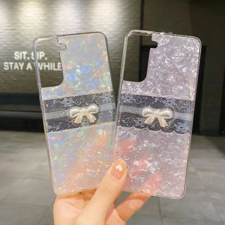 For Samsung Galaxy S23 5G Shell Pattern Bow TPU Phone Protective Case(Pink) - Galaxy S23 5G Cases by PMC TechLife | Online Shopping South Africa | PMC TechLife