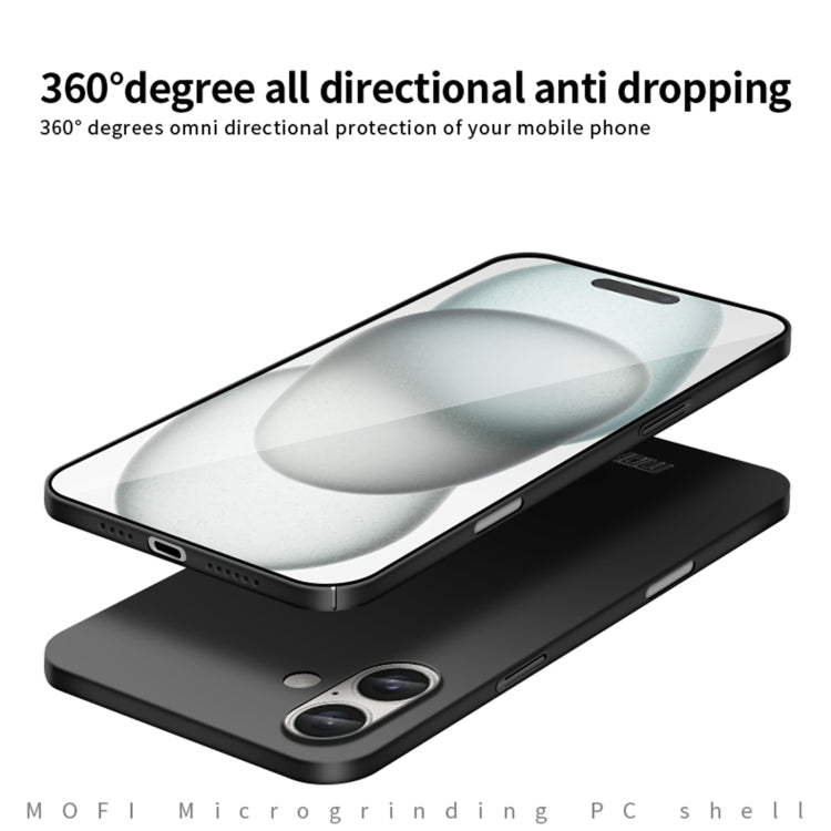 For iPhone 16 Plus MOFI Frosted PC Ultra-thin Hard Phone Case(Red) - free shipping - PMC TechLife - Order now!