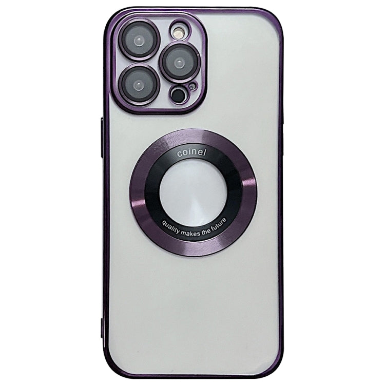 For iPhone 15 Pro Max Magsafe Electroplating TPU Phone Case(Purple) - iPhone 15 Pro Max Cases by PMC TechLife | Online Shopping South Africa | PMC TechLife