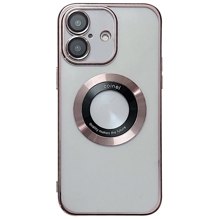 For iPhone 16 Electroplating Magsafe TPU Phone Case(Rose) - iPhone 16 Cases by PMC Jewellery | Online Shopping South Africa | PMC Jewellery | Buy Now Pay Later Mobicred