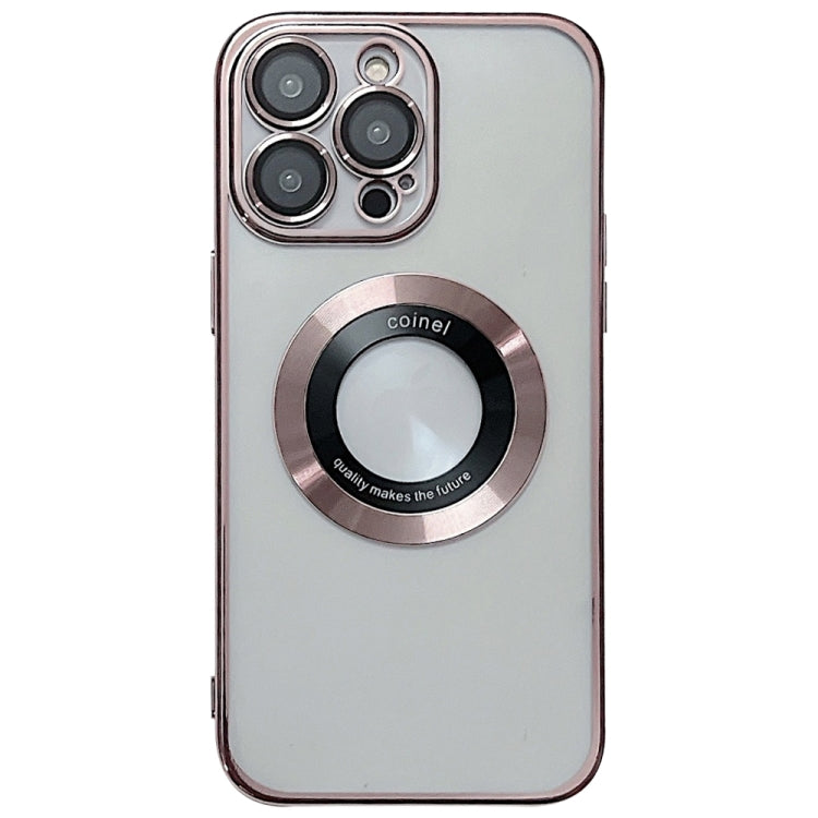 For iPhone 16 Pro Electroplating Magsafe TPU Phone Case(Rose) - iPhone 16 Pro Cases by PMC TechLife | Online Shopping South Africa | PMC TechLife | Buy Now Pay Later Mobicred