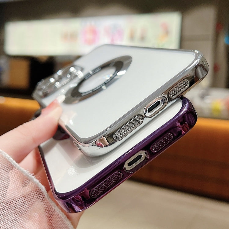 For iPhone 14 Plus Electroplating Magsafe TPU Phone Case(Rose) - free shipping - PMC TechLife - Order now!