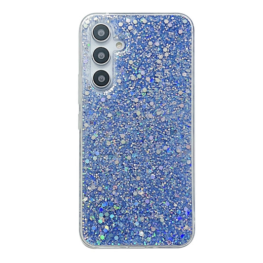 For Samsung Galaxy S24+ 5G Glitter Sequins Epoxy TPU Phone Case(Blue) - Galaxy S24+ 5G Cases by PMC Jewellery | Online Shopping South Africa | PMC Jewellery