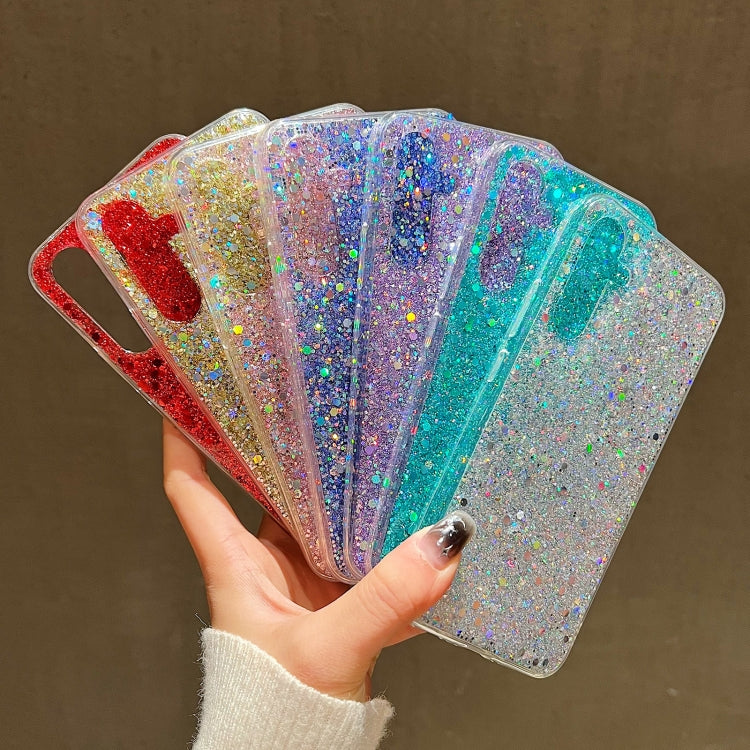 For Samsung Galaxy S24 5G Glitter Sequins Epoxy TPU Phone Case(Silver) - Galaxy S24 5G Cases by PMC TechLife | Online Shopping South Africa | PMC TechLife