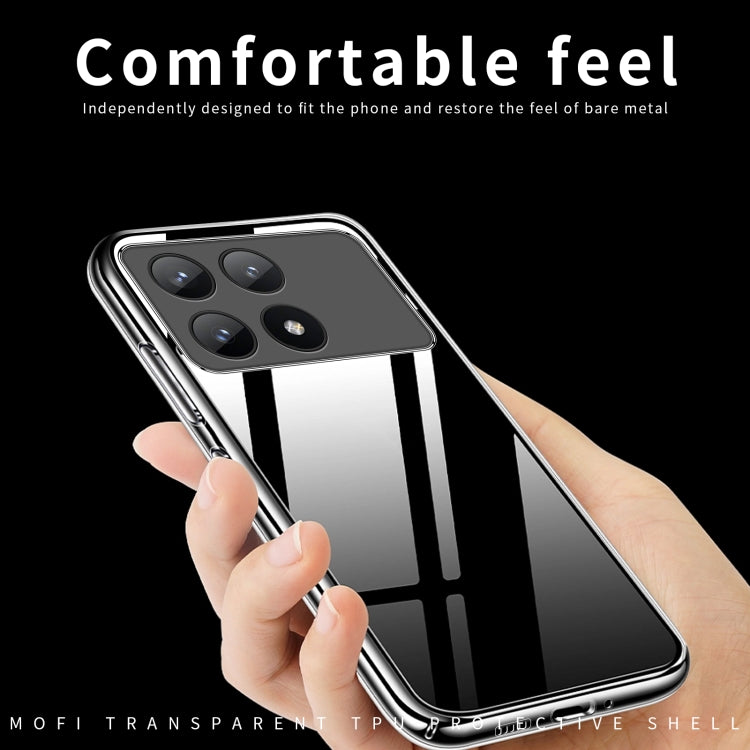 For Xiaomi Redmi K70 / K70 Pro MOFI Ming Series Ultra-thin TPU Phone Case(Transparent) - K70 Pro Cases by MOFI | Online Shopping South Africa | PMC Jewellery