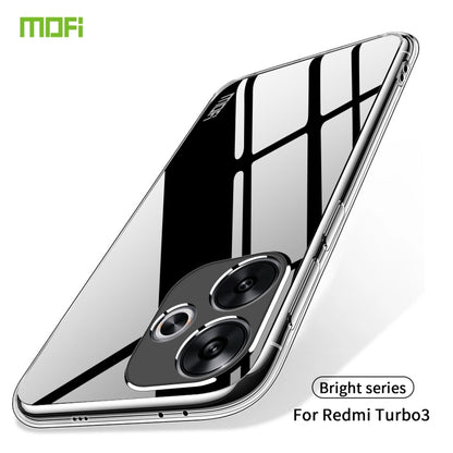 ForXiaomi Redmi Turbo 3 MOFI Ming Series Ultra-thin TPU Phone Case(Transparent) - Xiaomi Cases by MOFI | Online Shopping South Africa | PMC Jewellery | Buy Now Pay Later Mobicred