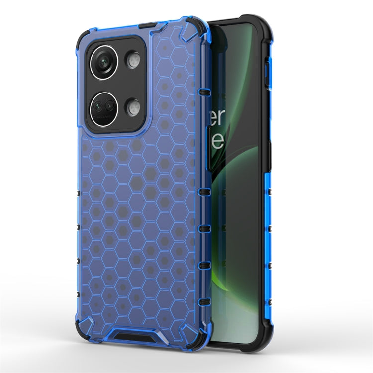For OnePlus Nord 3 Shockproof Honeycomb Phone Case(Blue) - OnePlus Cases by PMC TechLife | Online Shopping South Africa | PMC TechLife